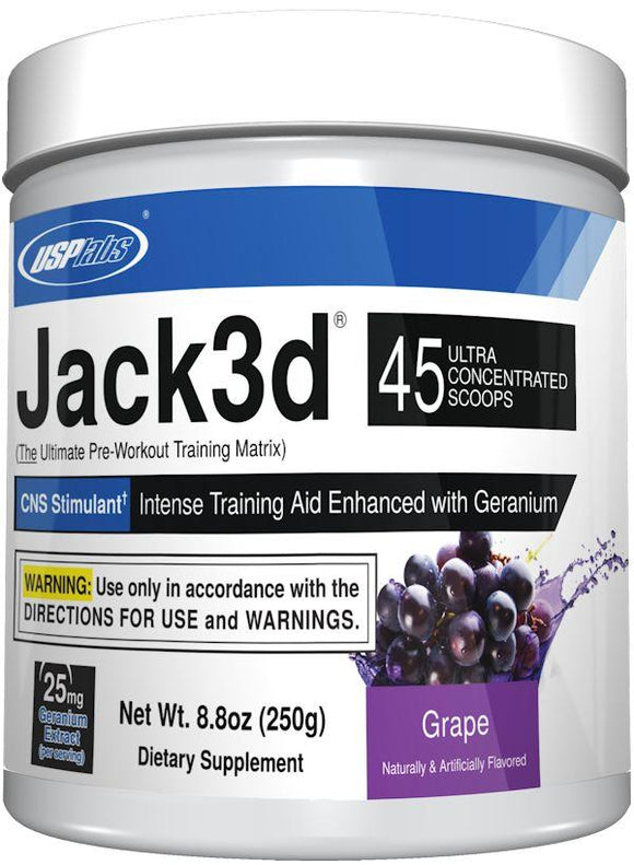 USP Labs Jack3d Pre-Workout 45 Servings|Pre Workout|Mass For Life|