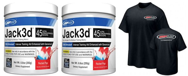 USP Labs Jack3d with DHMA with FREE Shirt 
