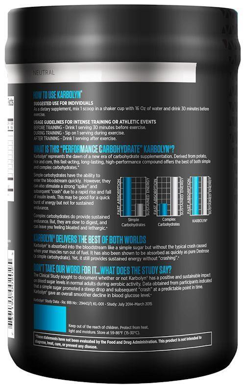 EFX Sports Karbolyn Fuel 2.2lbs|Pre-Workout|Mass For Life|