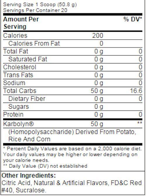 EFX Sports Karbolyn Fuel 2.2lbs|Pre-Workout|Mass For Life|