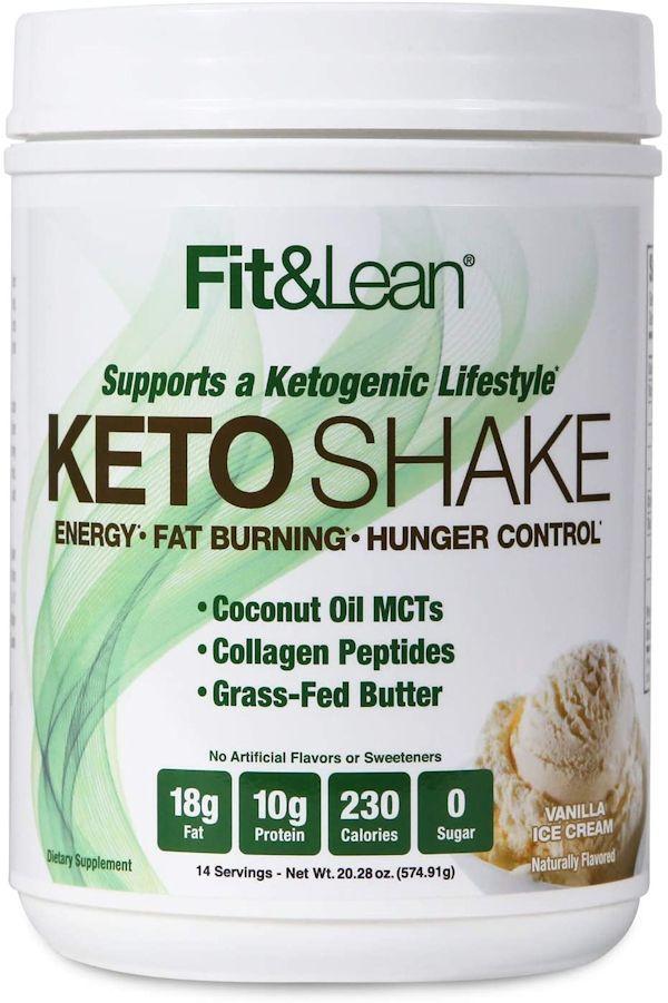 MHP Fit & Lean Keto Shake diet vanilla