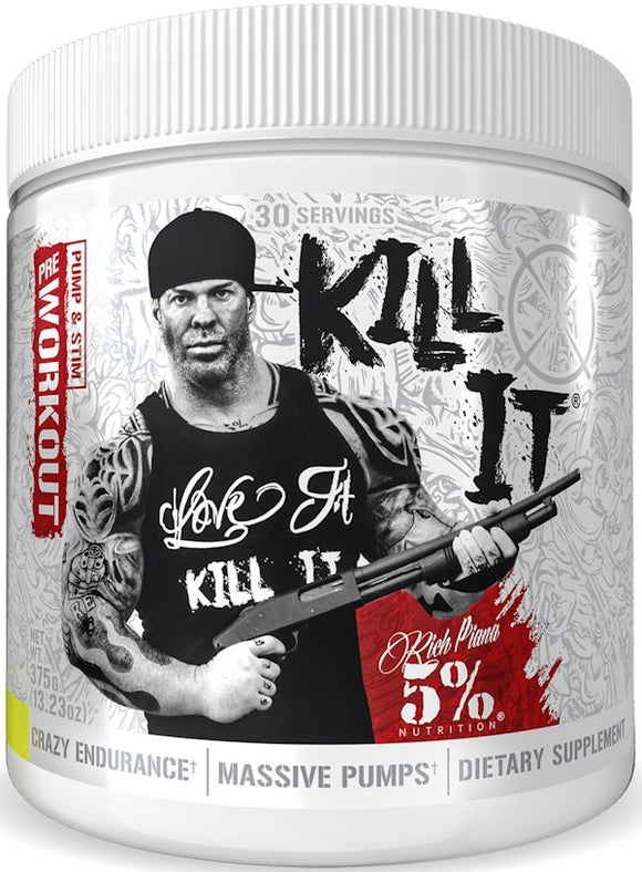 5% Nutrition Kill It Stim Pumps Pre-Workout 30 Servings|Creatine|Mass For Life|