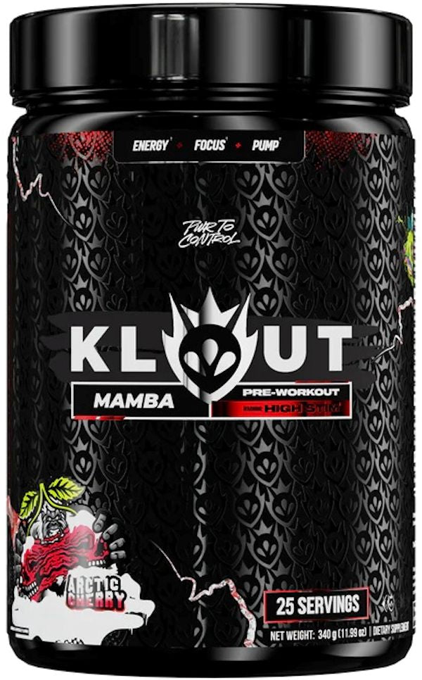 Klout Mamba High Stimulant Pre-Workout 25 servings 