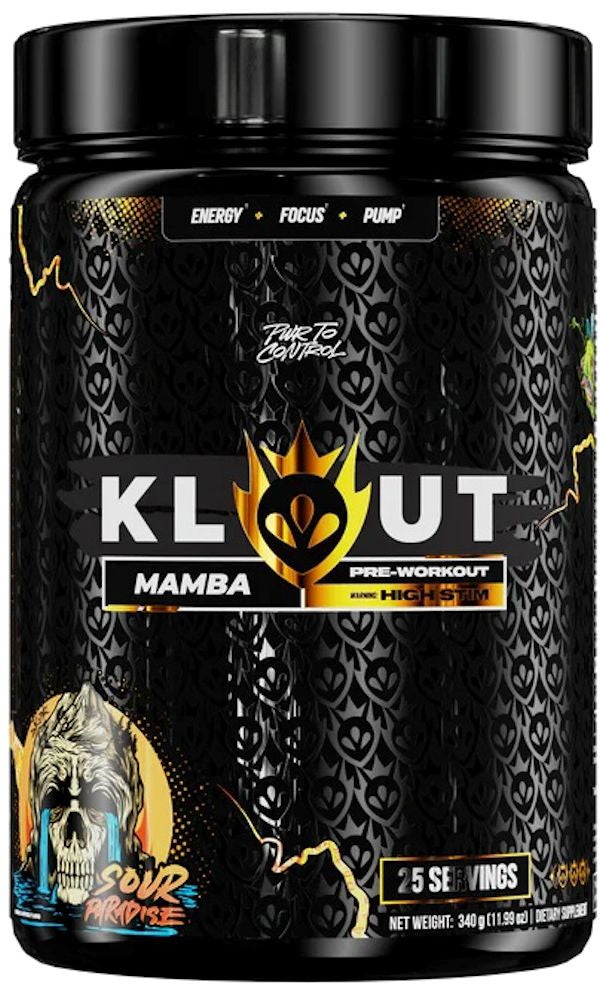 Klout Mamba High-Stimulant Pre-Workout 25 servings