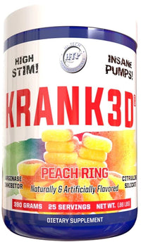 Hi-Tech Krank3d Pre-Workout Hi-Tech Pharmaceuticals peach