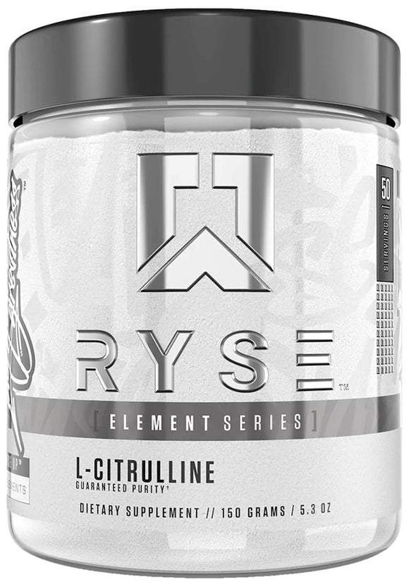 Ryse Supplements L-Citrulline 50 servings|Muscle Pumps|Mass For Life|