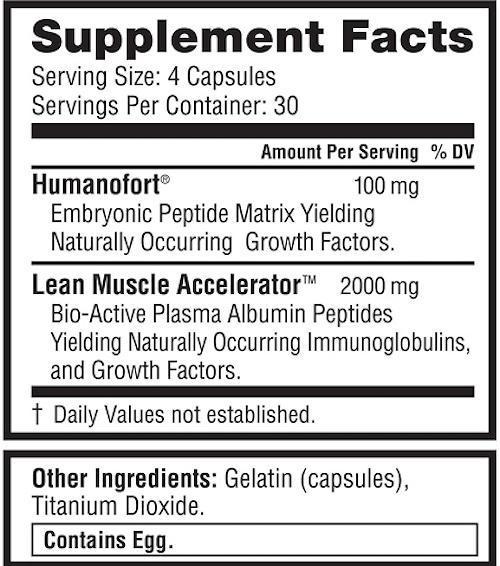 Labrada HumanoGrowth 120 caps|Test Booster|Mass For Life|