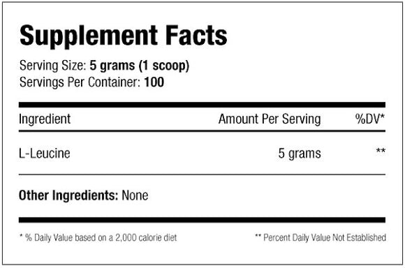SNS Serious Nutrition Solutions Leucine|BCAA|Mass For Life|