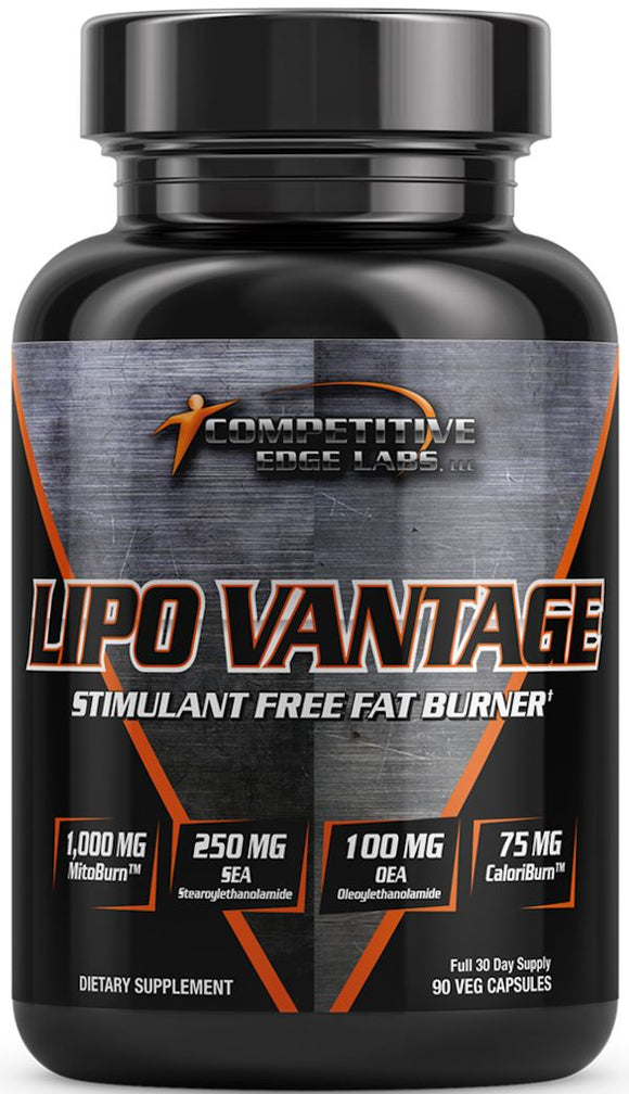 Competitive Edge Labs LipoVantage Non Stim Fat Burner 90 Caps|Fat Burner|Mass For Life|