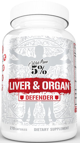 5% Nutrition Liver & Organ Defender 270 caps|Milk Thistle|Mass For Life|