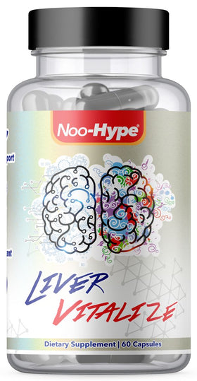 Noo-Hype Liver Vitalize 60 Capsules|Liver Support|Mass For Life|