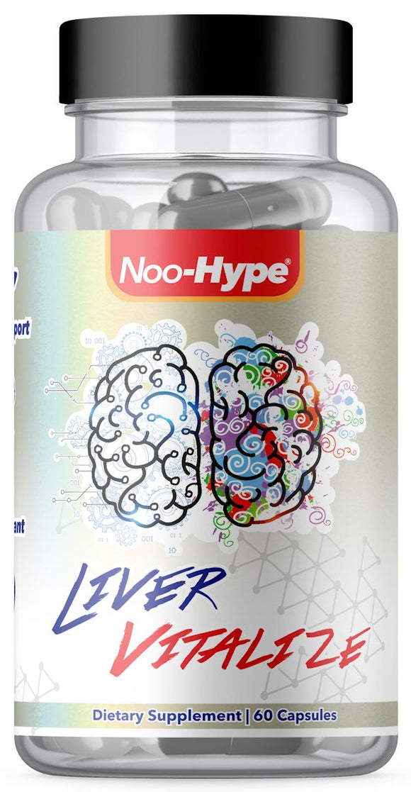 Noo-Hype Liver Vitalize 60 Capsules|Liver Support|Mass For Life|