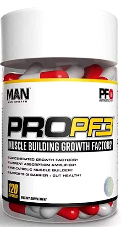 Man Sports ProPF3 120 Caps.|Growth Factors|Mass For Life|