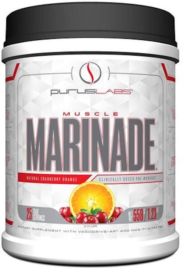 Purus Labs Muscle Marinade Pre-Workout orance

