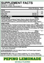 MyoBlox Martian Rainbow Superfood label