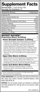 Mutant Mayhem 40 servings|Pre-Workout|Mass For Life|