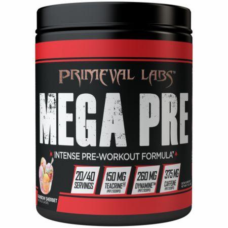 Primeval Labs Mega Pre Black|Pre Workout|Mass For Life|
