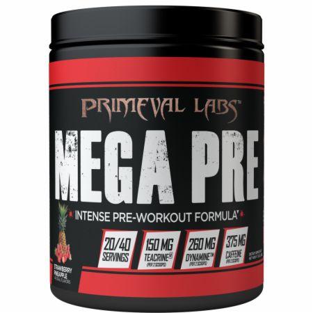 Primeval Labs Mega Pre Black|Pre Workout|Mass For Life|