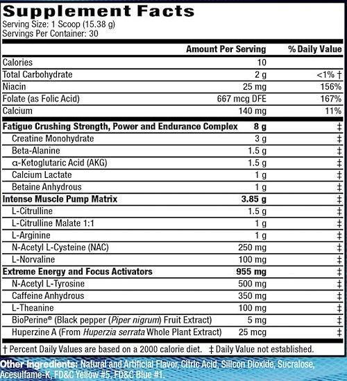 MHP Hyper Crush Pre Workout 30 servings|Pre-Workout|Mass For Life|