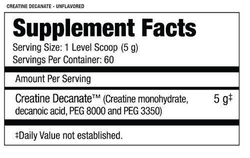 MuscleMeds Creatine Decanate 60 serving|Creatine|Mass For Life|