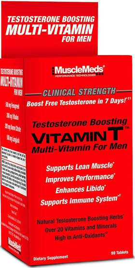 MuscleMeds Vitamin T Multi 90 Tablets|Multi Vitamin|Mass For Life|