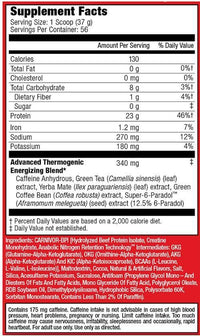 MuscleMeds Protein Chocolate MuscleMeds Carnivor Shred 4lbs