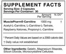 MusclePharm Carnitine 60 caps|Carnitine|Mass For Life|