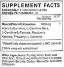 MusclePharm Carnitine Liquid 16 oz|Carnitine|Mass For Life|
