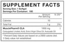 MusclePharm CLA 180 softgel|CLA|Mass For Life|