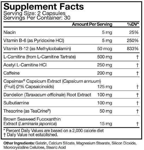 MusclePharm Shred Sports 60 ct||Mass For Life|