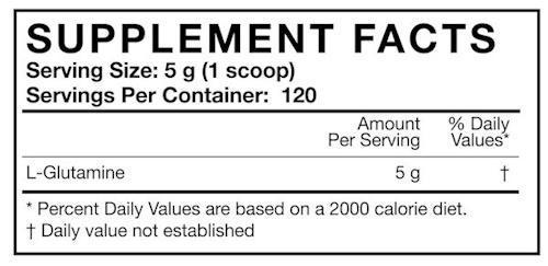 MusclePharm Glutamine 120 serving|Glutamine|Mass For Life|