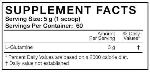 MusclePharm Glutamine 60 serving|Glutamine|Mass For Life|