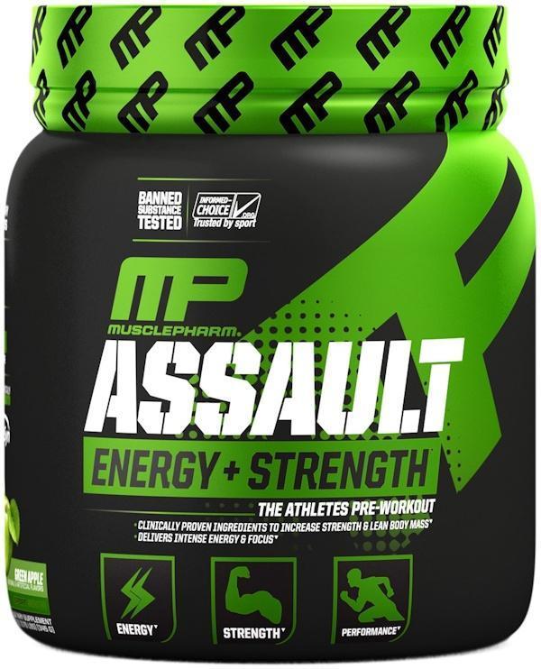 MusclePharm Creatine Green Apple MusclePharm Assault 30 servings