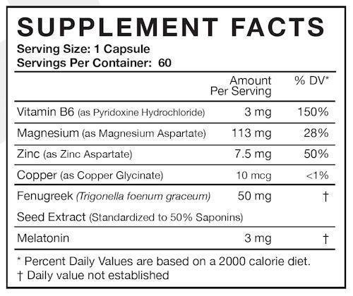 MusclePharm Z-MP Essentials 60 ct|Test Booster|Mass For Life|