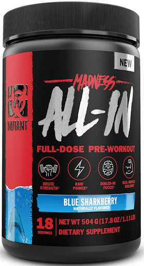 Mutant Madness All-In Pre-Workout|Pre-Workout|Mass For Life|