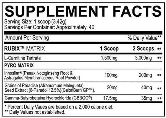 MyoBlox Rubix 40 servings|Fat Burner|Mass For Life|