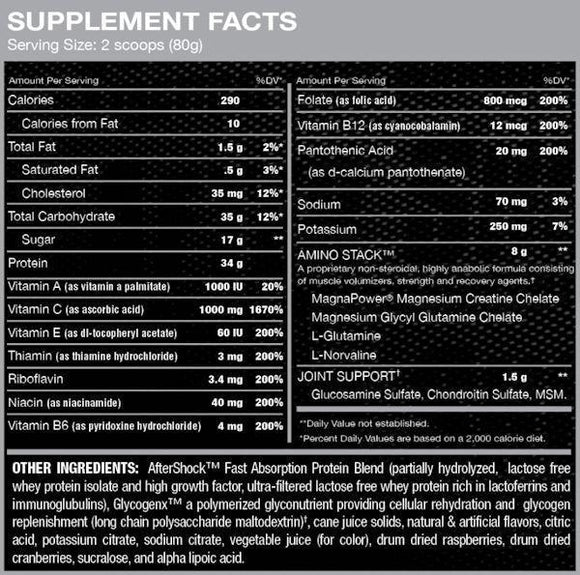 Myogenix After Shock 2.64 lbs|Protein|Mass For Life|