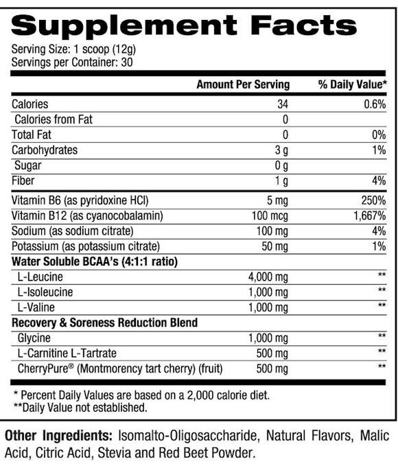 NF Sports Natural Amino|BCAAs|Mass For Life|
