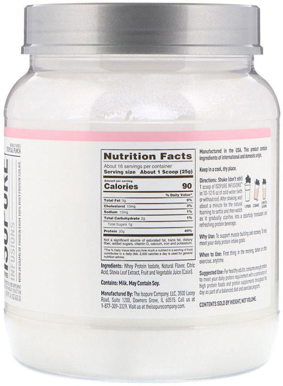 Nature's Best Isopure Infusions Protein|Protein|Mass For Life|