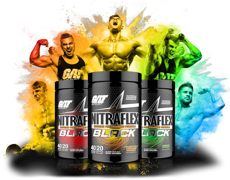 GAT Sport Nitraflex Black Pre Workout banner