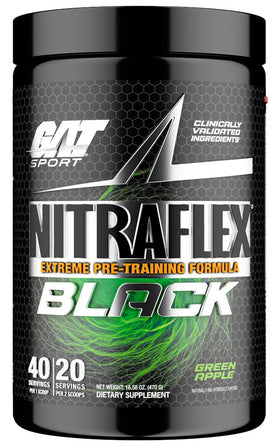 GAT Sport Nitraflex Black|Pre-Workout|Mass For Life|