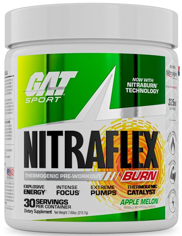GAT Nitraflex Burn Thermogenic pre-workout fat burner