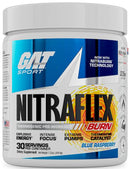 GAT Sport Nitraflex Burn 30 serving|Pre-Workout|Mass For Life|
