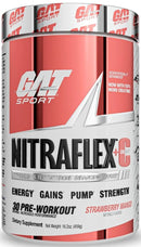 GAT Sport Nitraflex+Creatine|Pre Workout|Mass For Life|