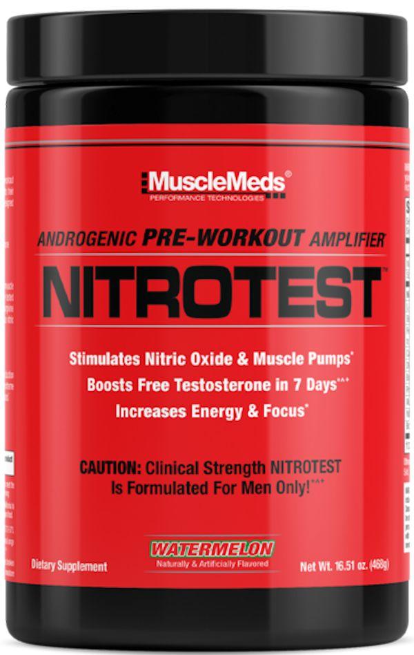 MuscleMeds Nitrotest Test Booster Pre-workout test
