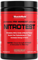 MuscleMeds Nitrotest Pre Workout 30 servings|Pre-Workout|Mass For Life|