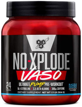 BSN NO Xplode Vaso|Pre-Workout|Mass For Life|