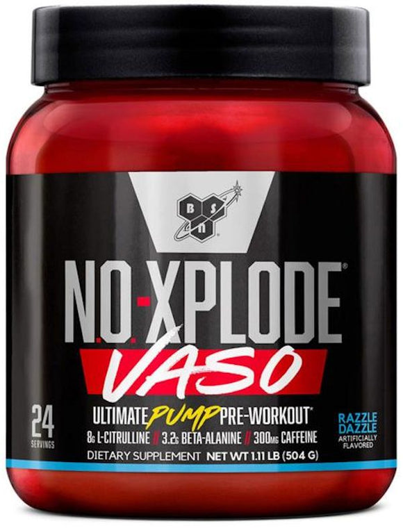 BSN NO Xplode Vaso|Pre-Workout|Mass For Life|