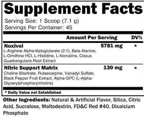 CTD Sports Noxivol Powder 45 servings|Muscle Pumps|Mass For Life|