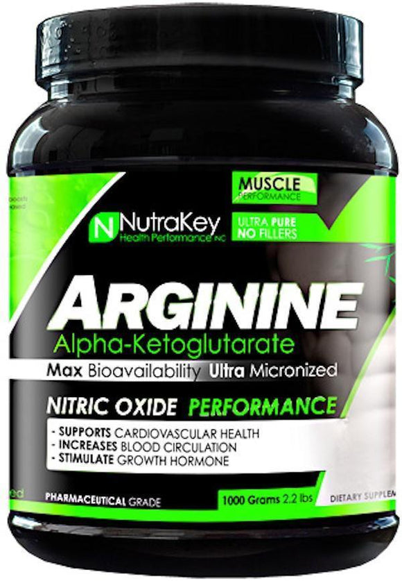 NutraKey Arginine AKG 667 Servings|Arginine|Mass For Life|